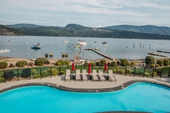 Pool and Lake Views