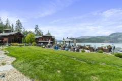 Upper lawn area