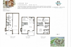 Lodge 13 Floor Plan & Bedding Configuration