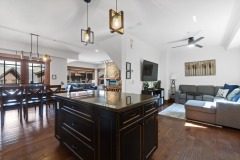 Kitchen and Living Rooms