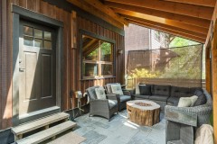 Back yard area